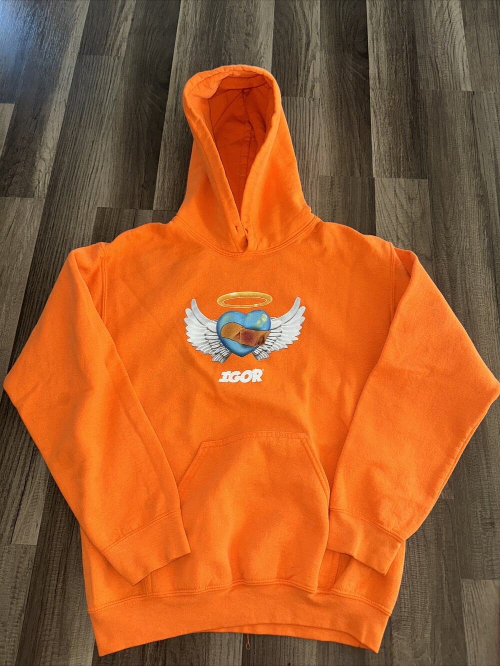 Tyler The Creator Igor Hoodie Orange Small 19x24 Sweatshirt